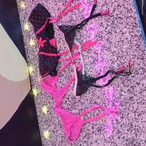 Victoria's secret garter belt bundle size XS/S and M/L